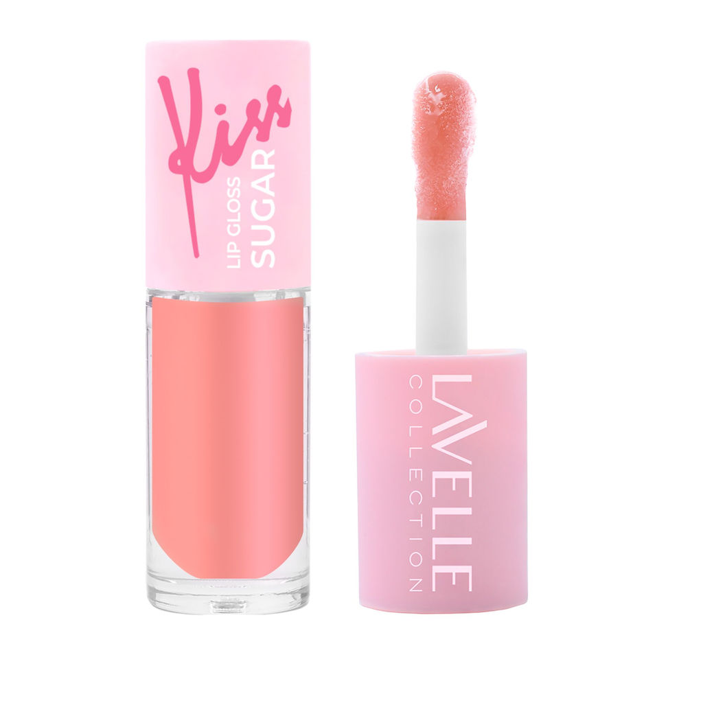 LavelleCollection Блеск для губ глянцевый SUGAR KISS тон 02 бежево-розовый