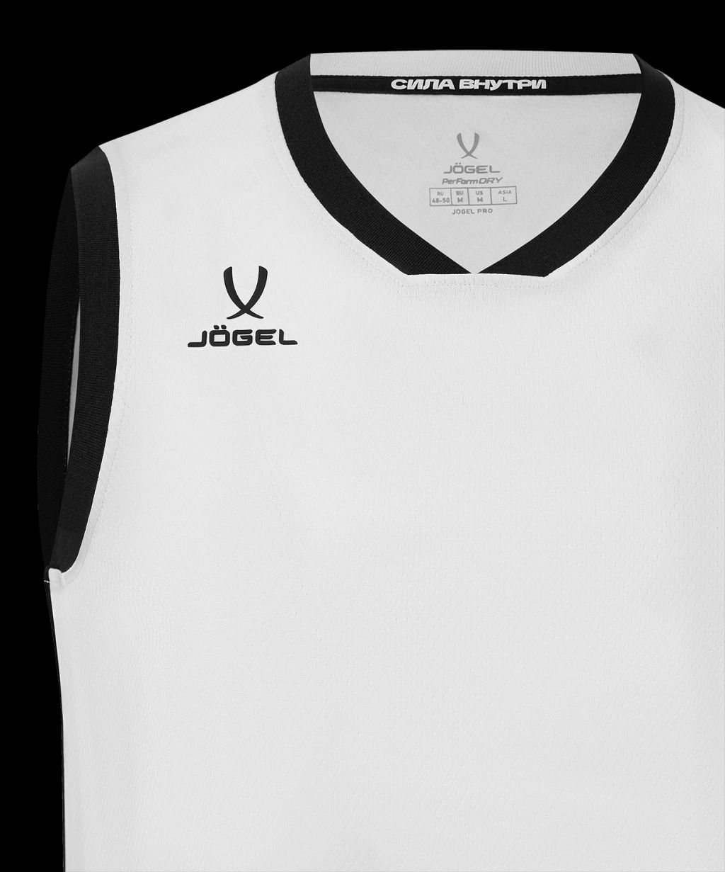 Майка баскетбольная JOGEL DIVISION PerFormDRY Jersey 00, белый  фото 4