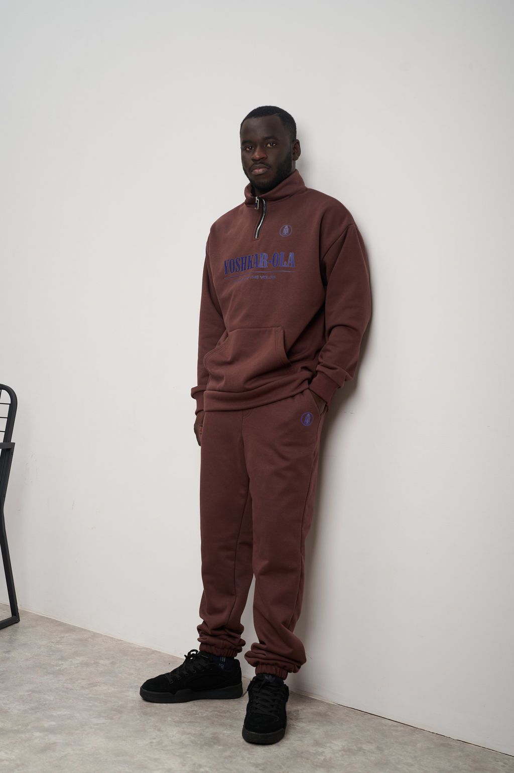 Мужской трикотажный костюм c начесом "Yoshkar-Ola" шоколад