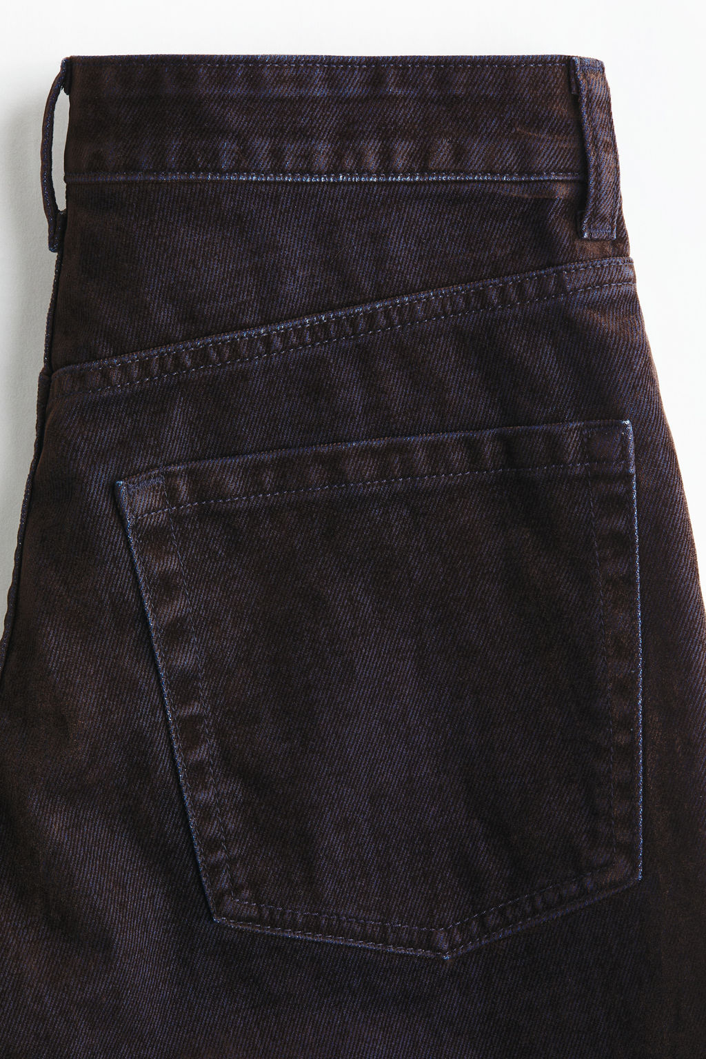 Straight High Jeans con acabado afelpado - H&m фото 6