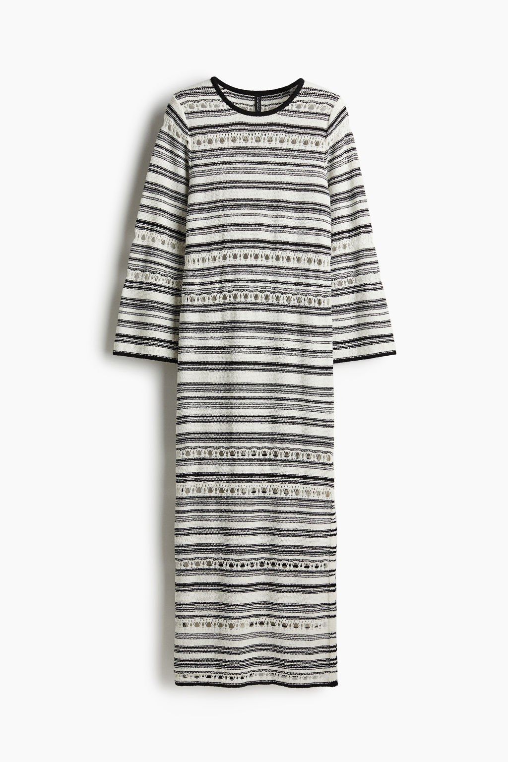 Vestido boucl? en punto del rev?s