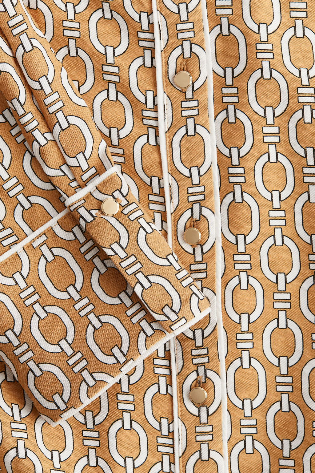 Vestido estampado con cinturon de anudar - H&m фото 10