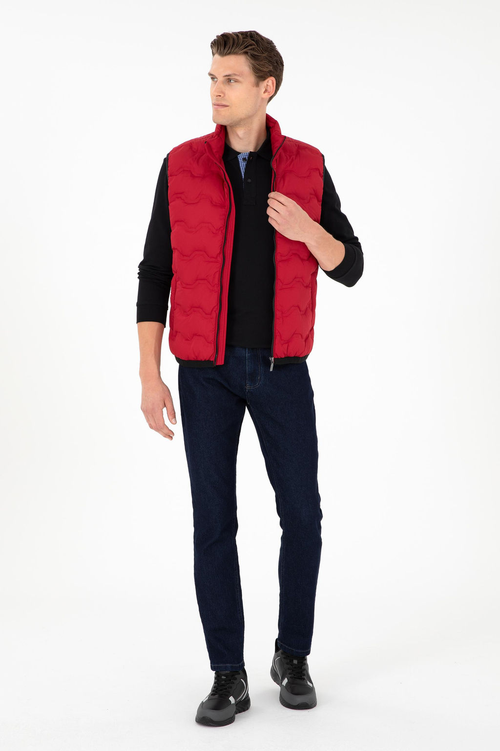 Мужской красный жилет Неожиданная скидка в корзине - U.s. polo assn фото 4