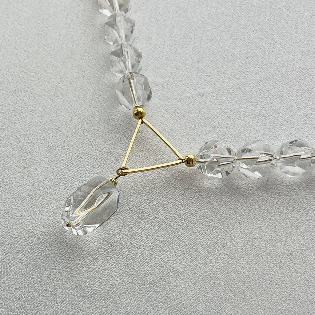 Колье на увеличение из Горного Хрусталя