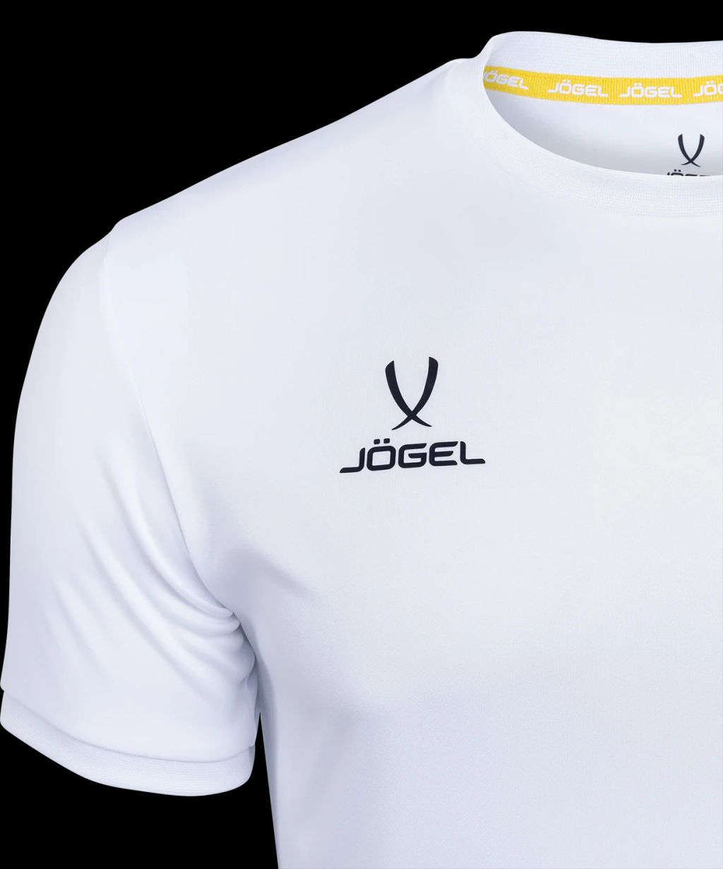 Футболка футбольная JOGEL CAMP Origin, белый/черный  фото 3