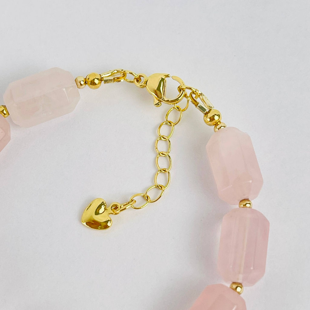 Браслет из мадагаскарского Розового кварца - Радуга самоцветов фото 3