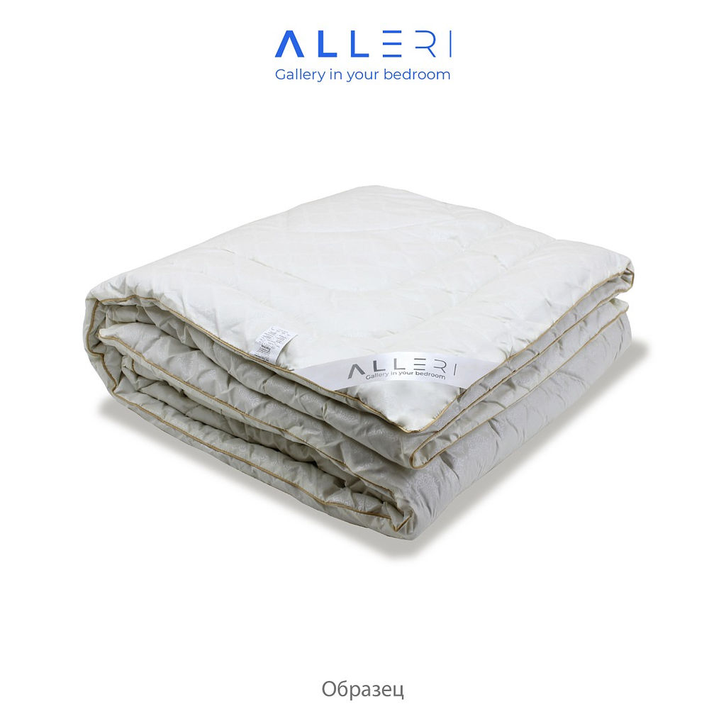 Одеяло Овечья шерсть (Тик), Демисезонное, 350 гр/м2 1,5-сп.