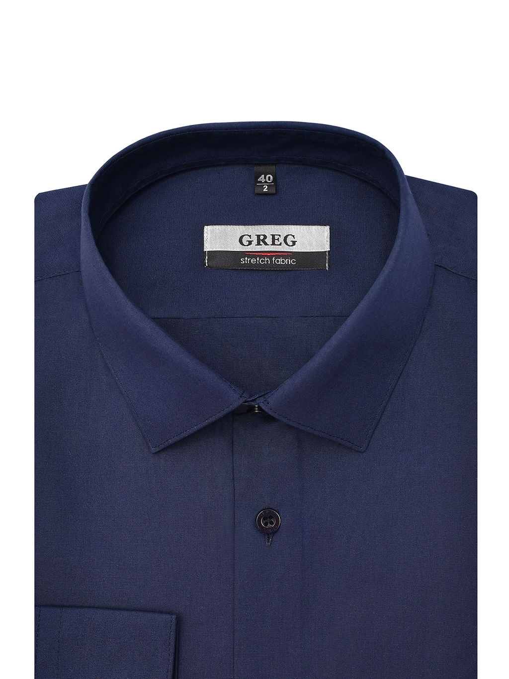 Сорочка мужская длинный рукав GREG 240/237/3383/ZN STRETCH  фото 3