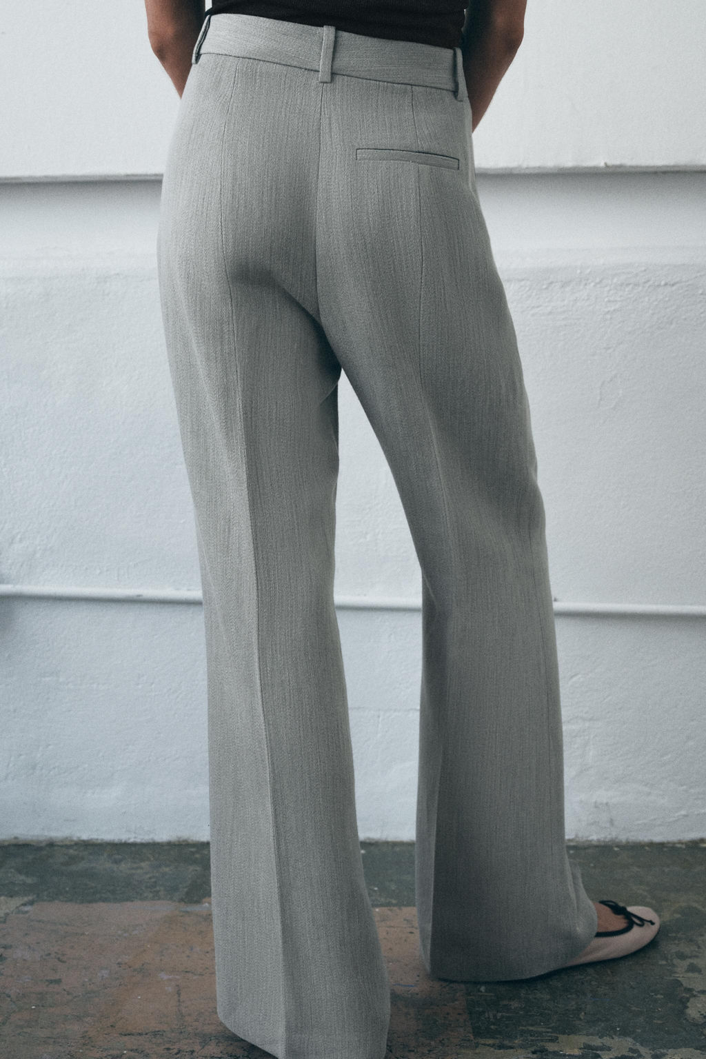 PANTAL?N FLARE ESTRUCTURA ZW COLLECTION / Gris