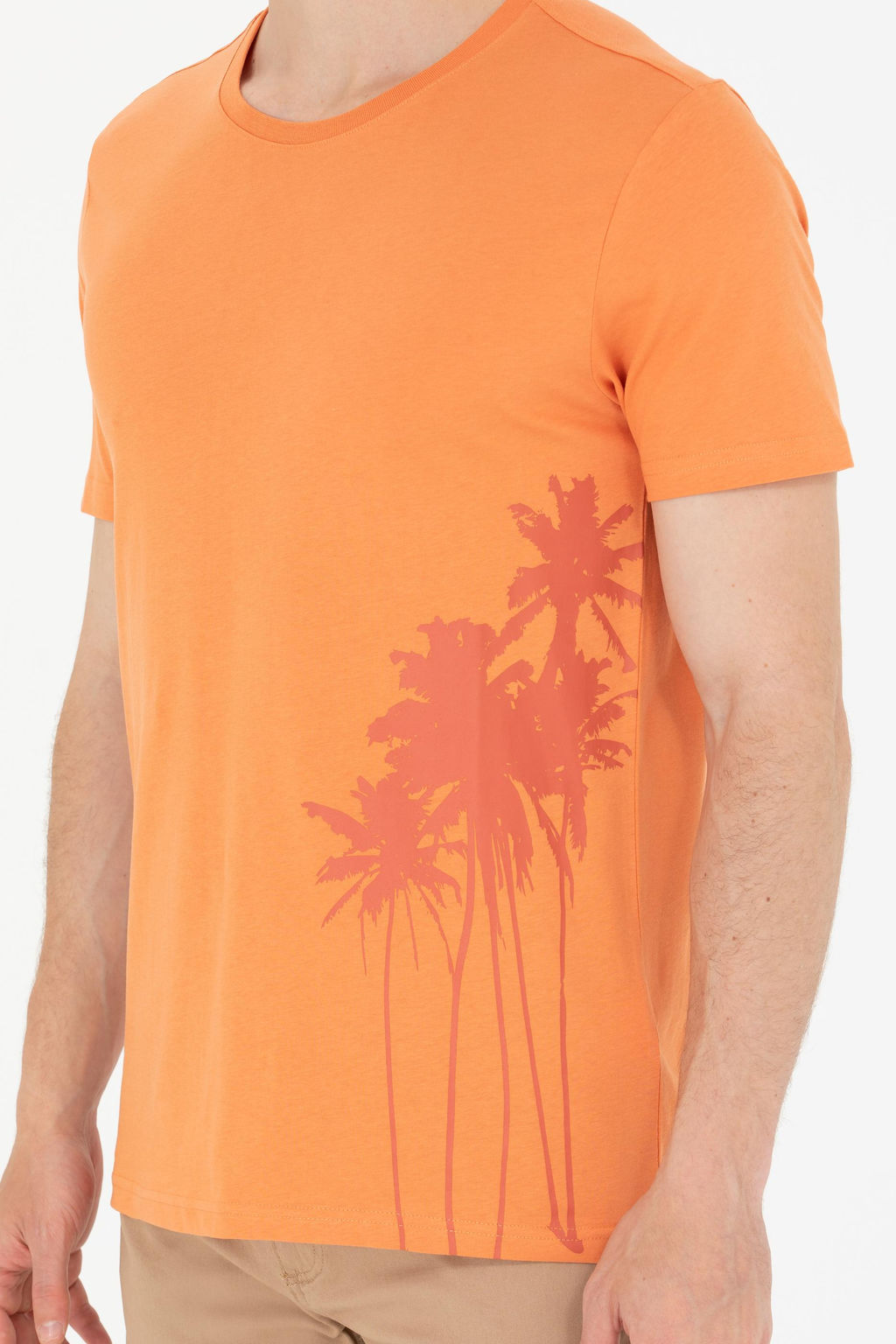 Erkek Kiremit Bisiklet Yaka Ti__rt