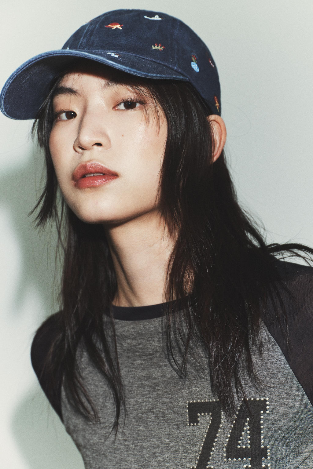 TWILL CAP WITH EMBROIDERY