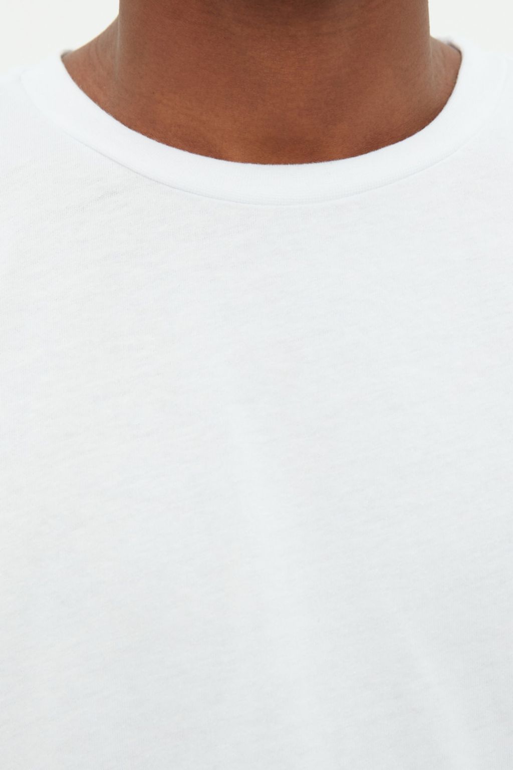 TRENDYOL MAN Beyaz %100 Pamuklu Oversize/Genis Kesim T-Shirt TMNSS22TS0274 - Trendyolmilla фото 6