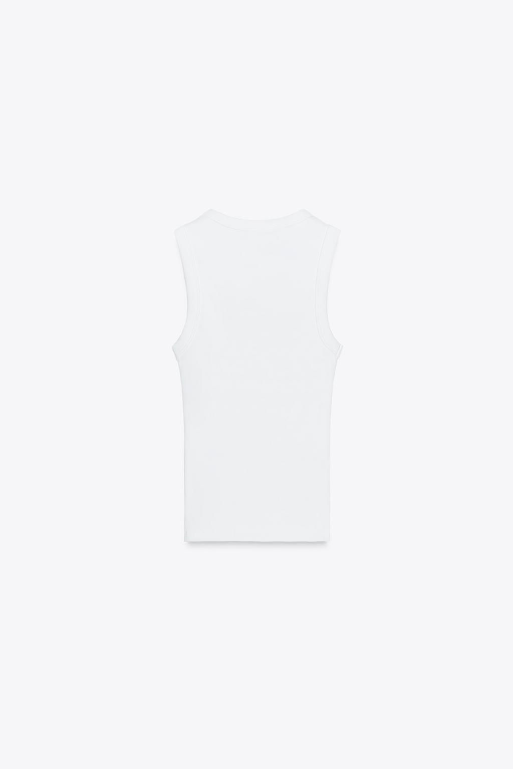 EMBROIDERED SLOGAN TOP - Zara фото 9