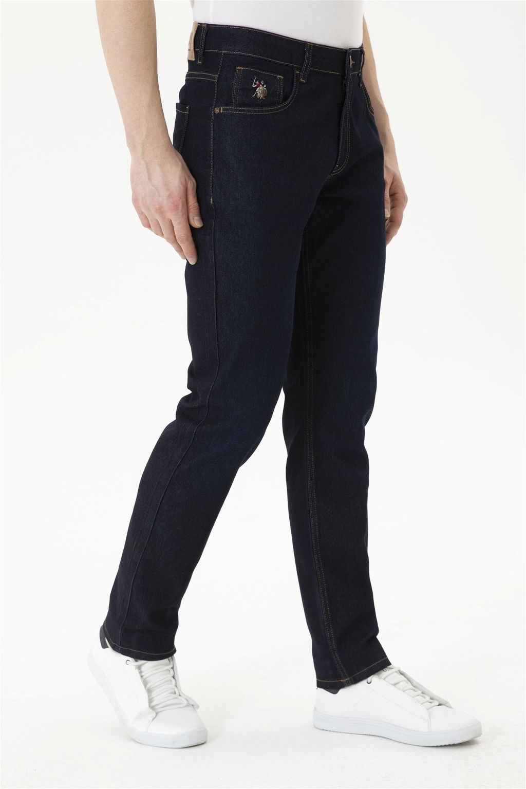 Мужские темно-синие джинсовые брюки - U.s. polo assn фото 2