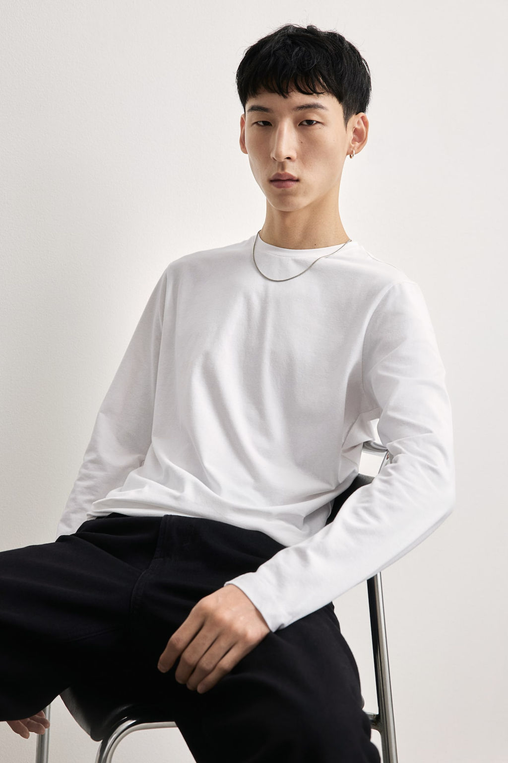 Camiseta de punto Slim Fit - H&m фото 3
