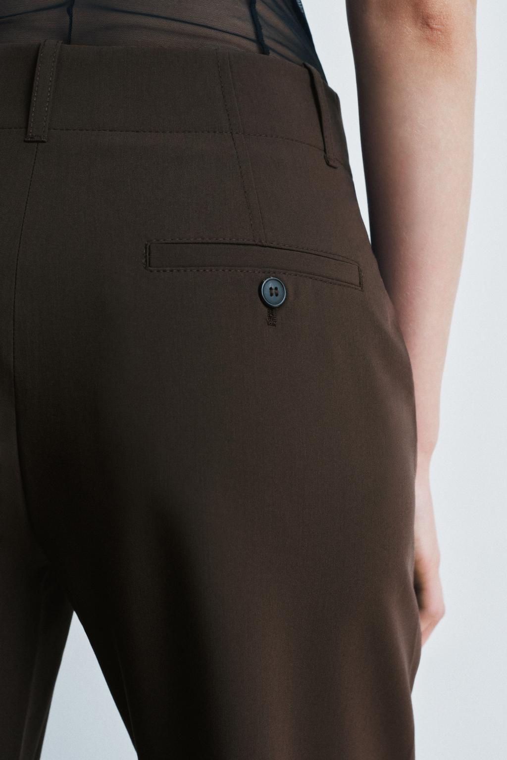 ZW COLLECTION STRAIGHT-FIT TROUSERS - Zara фото 25