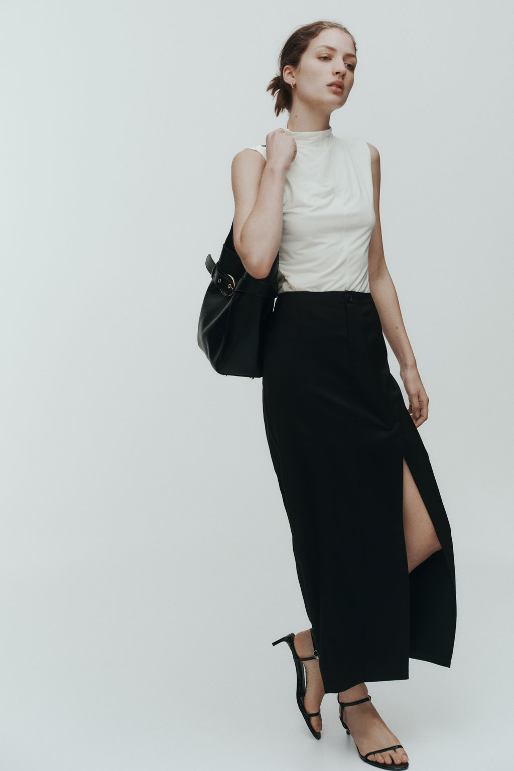 Top en mezcla de modal con cuello perkins - H&m фото 7