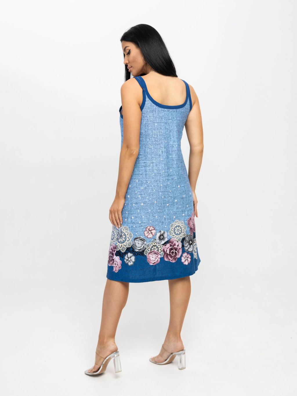 Сарафан женский, цвет синий