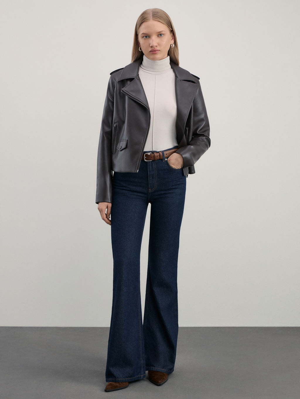 Водолазка из модала со швом / Zarina  фото 3