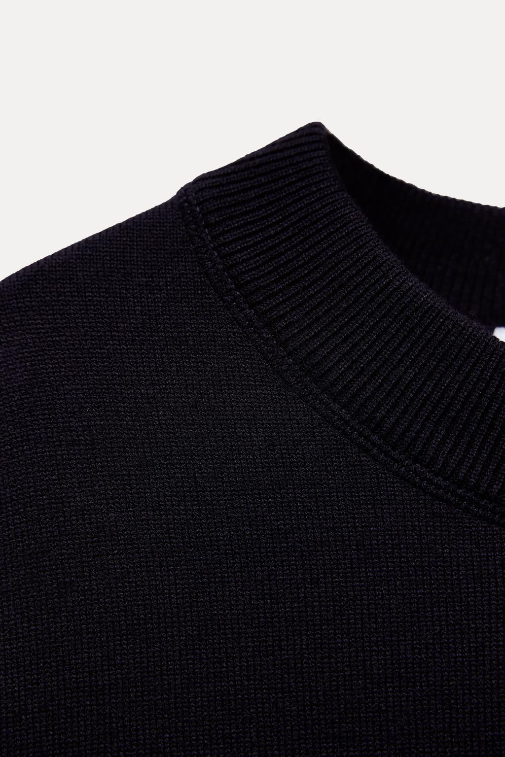 BASIC PLAIN KNIT SWEATSHIRT - Zara фото 8