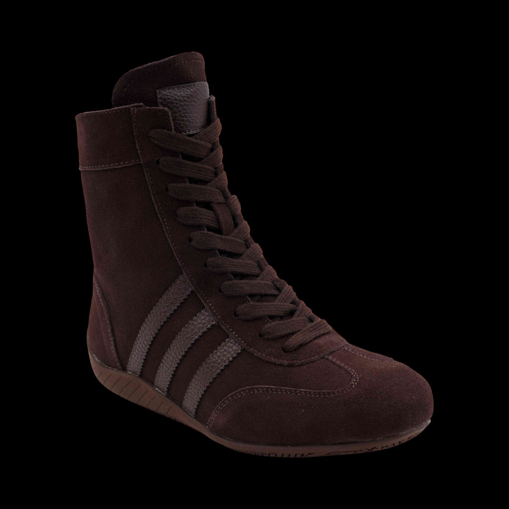 Ботинки из натуральной кожи P-MR22-2 коричневые