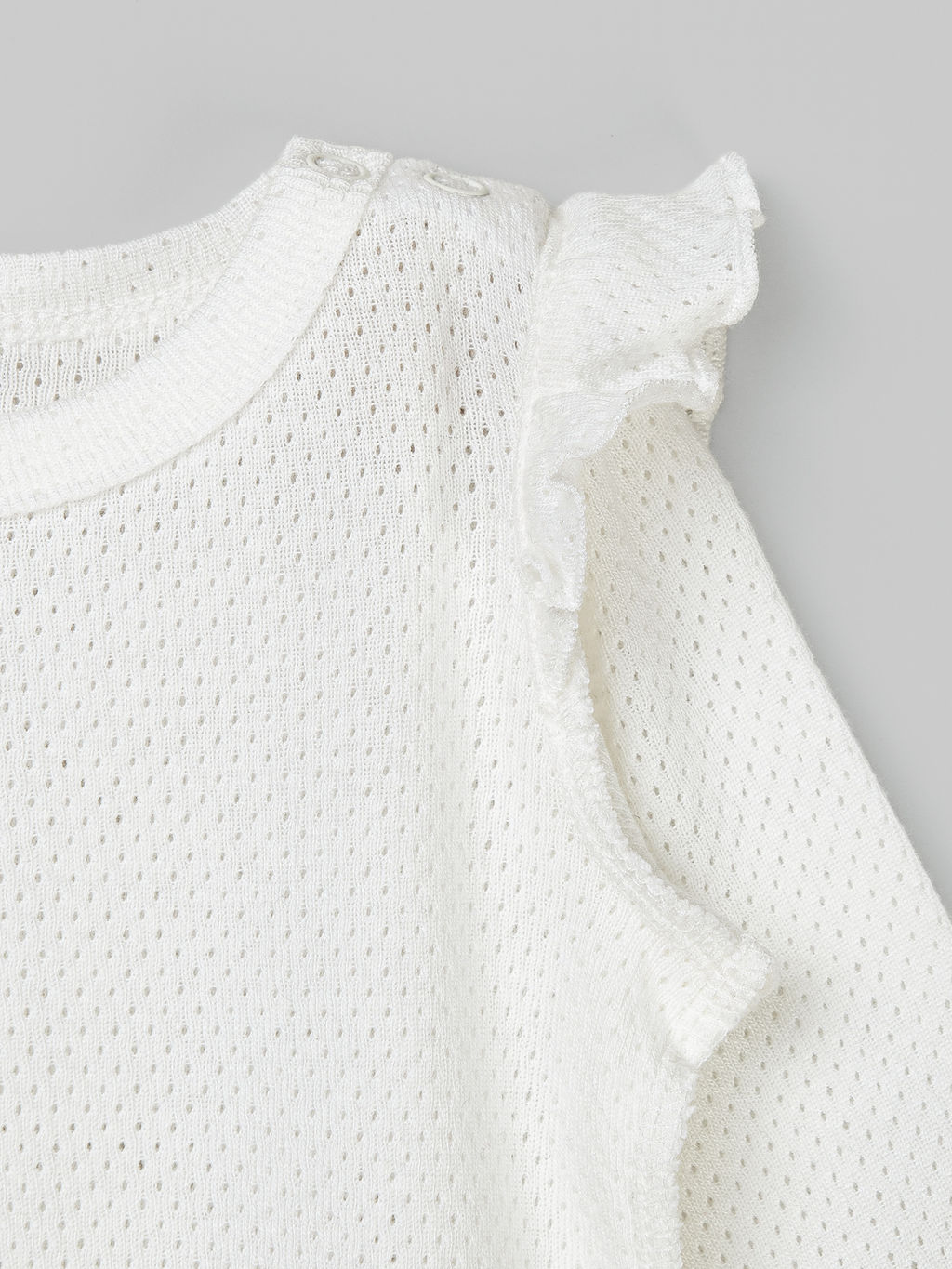 Боди с крылышками "Молоко" из ажурного хлопка 0+