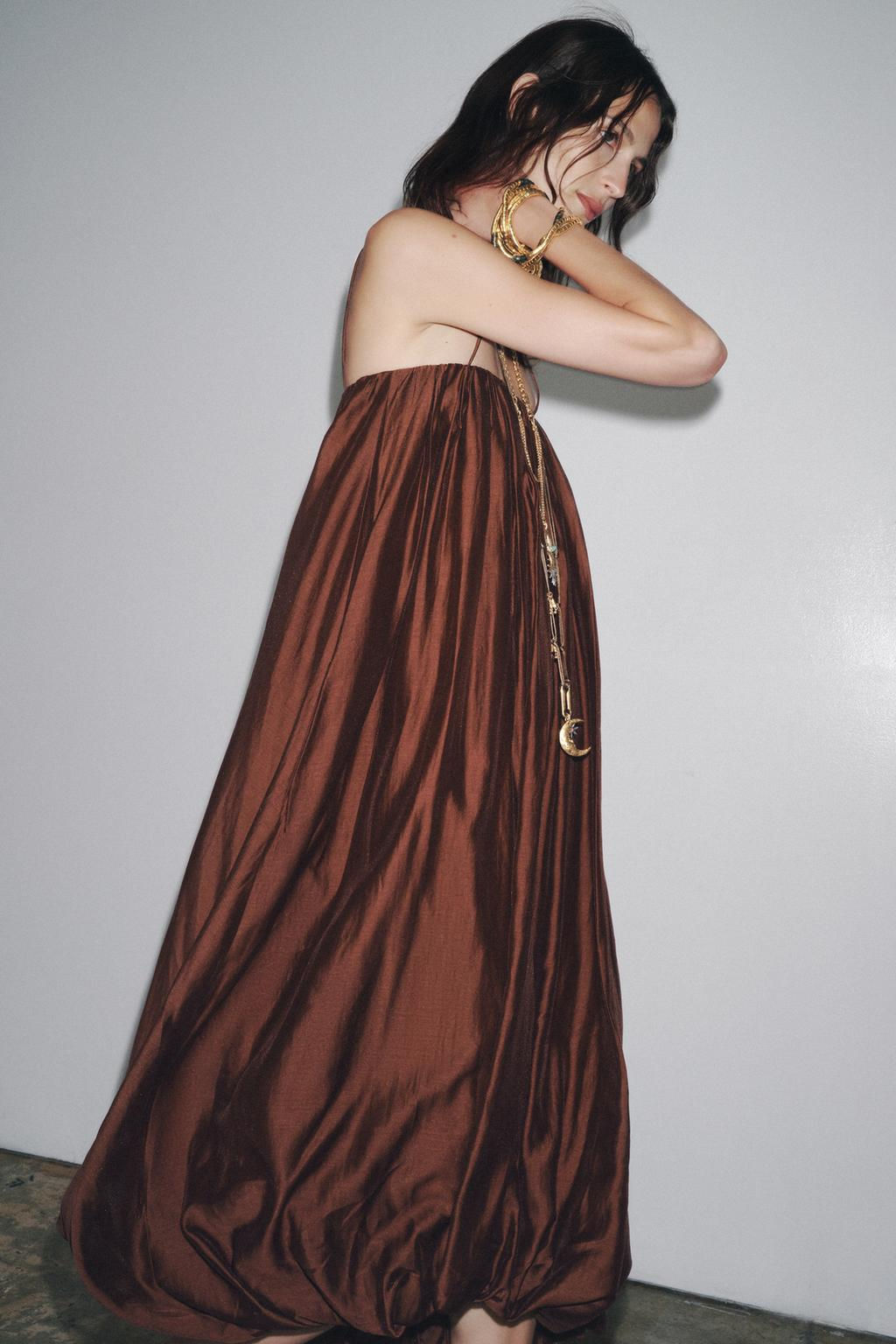 ZW COLLECTION MULTI-POSITION BALLOON DRESS - Zara фото 4