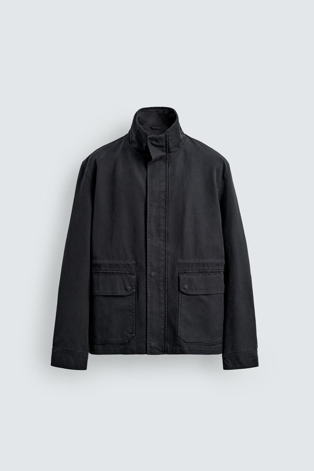 PARKA REGULAR FIT ALGOD?N / Marino oscuro - Zara фото 8