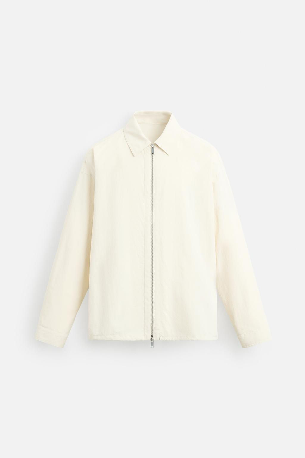 TECHNICAL OVERSHIRT WITH ZIP - Zara фото 6