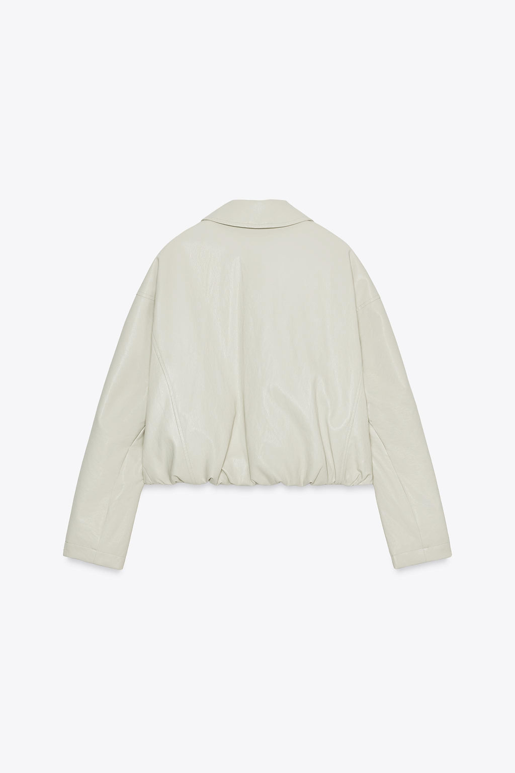 FAUX LEATHER BOMBER JACKET - Zara фото 8
