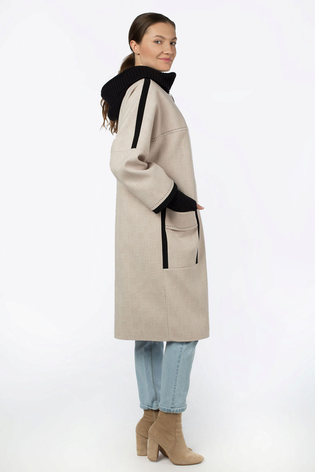 01-11230 Пальто женское демисезонное - El podio фото 3