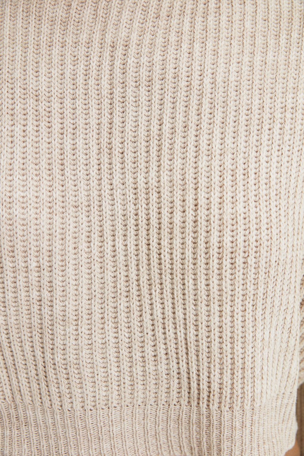 Tas Crop Genis Kal?p Ispanyol Kol Triko Kazak TWOAW20KZ0743