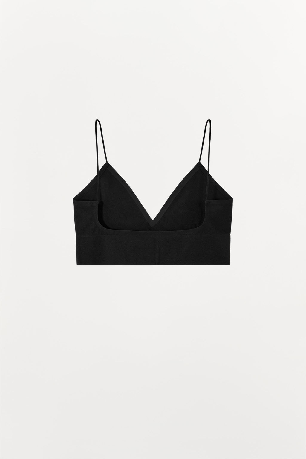 BRALETTE TRIANGULAR SEAMLESS / Negro - Zara фото 9