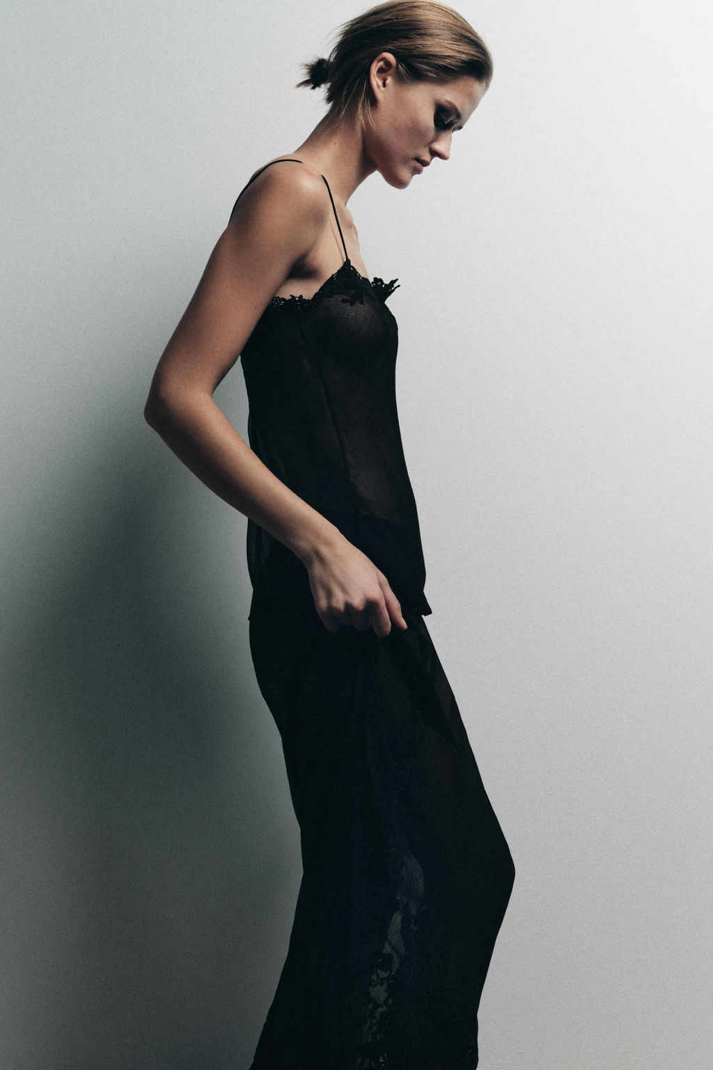 EMBROIDERED GEORGETTE TOP - Zara фото 2