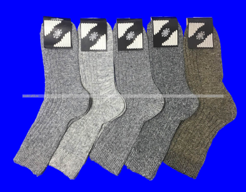 Цена за 5 пар. 5 ПАР - Носки мужские из ВЕРБЛЮЖЬЕЙ шерсти арт. 1А69