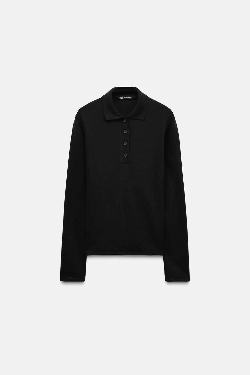 SOFT POLO COLLAR SWEATER - Zara фото 7