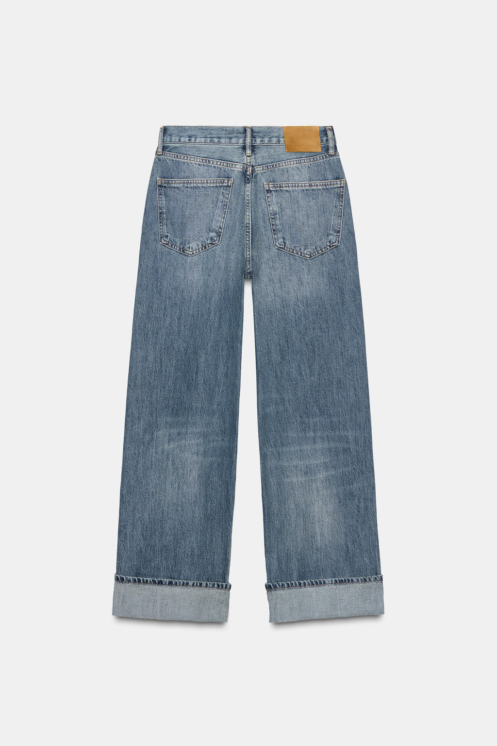 ZW COLLECTION BAGGY MID-WAIST JEANS - Zara фото 9