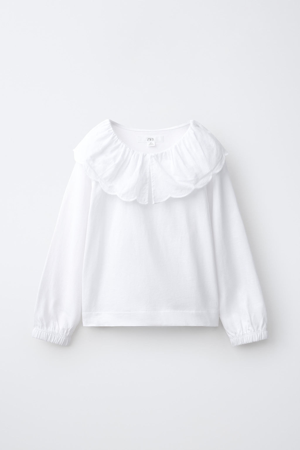 CAMISETA ROM?NTICA CUELLO BOBO / Blanco - Zara фото 2