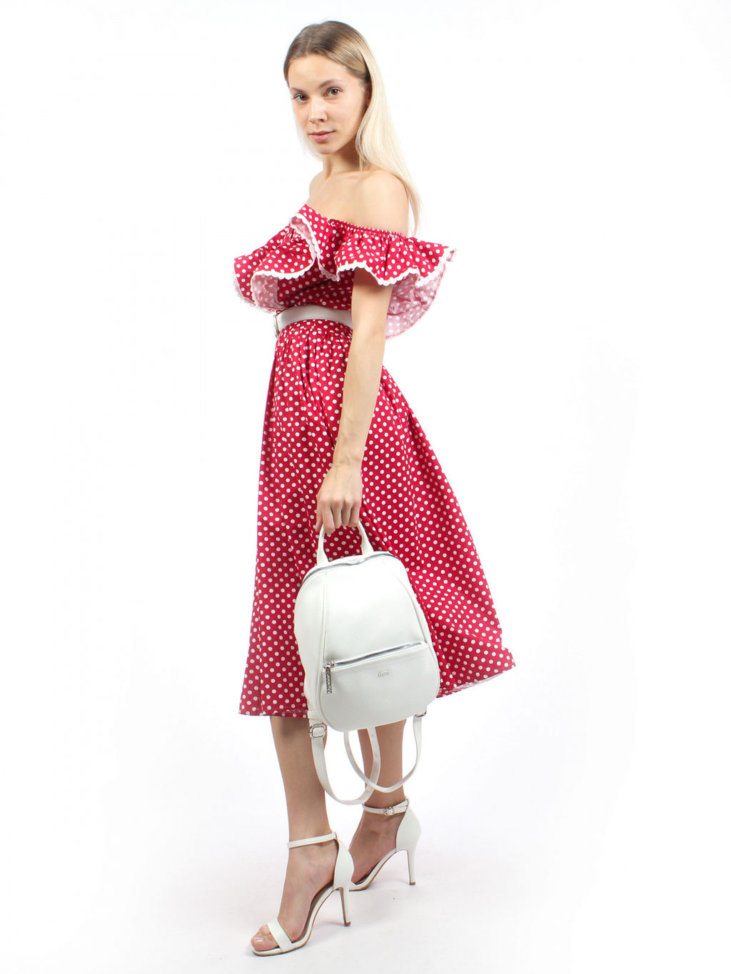 LACCOMA рюкзак Мэри-Y2005-белый эко кожа хлопок