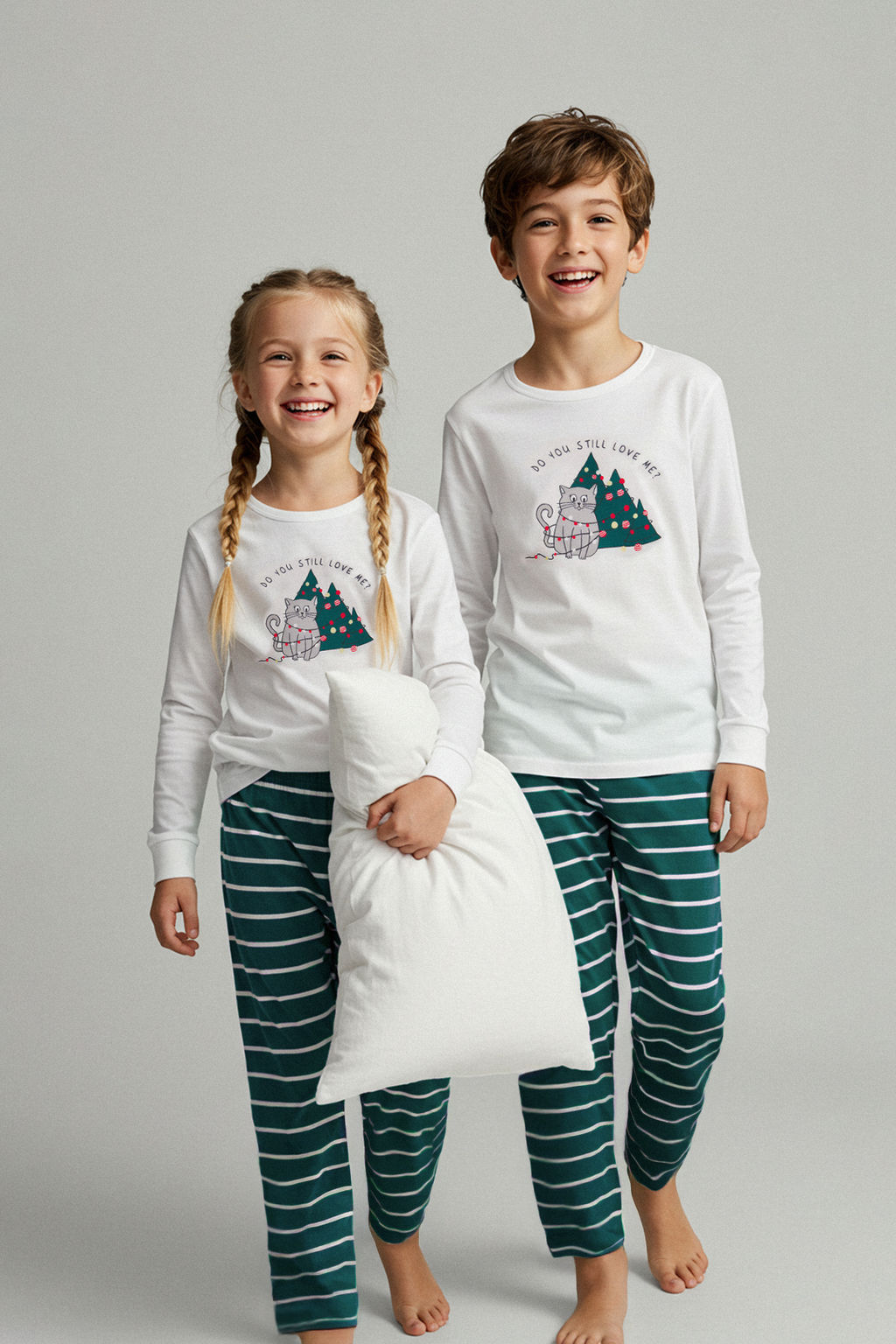 K?rm?z? Yumusak Dokulu Bask?l? Regular Orme Unisex Cocuk Pijama Tak?m? TKDAW26PT00004 - Trendyolmilla фото 4