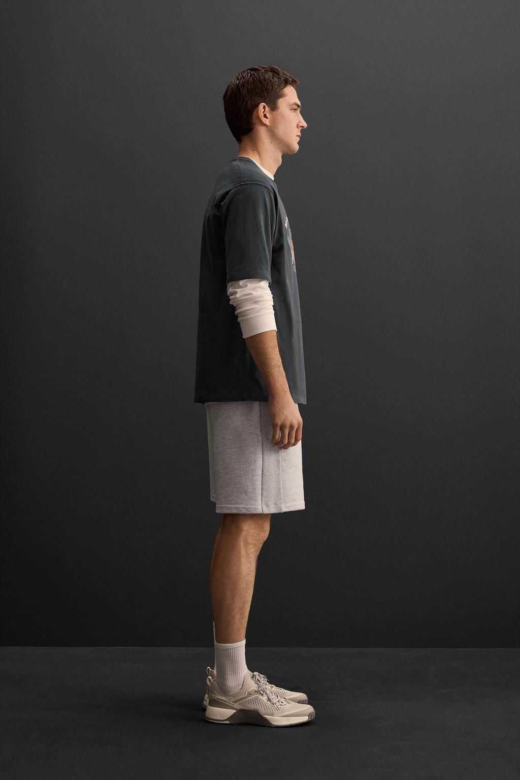 RUNNING GRAPHIC PRINT T-SHIRT - Zara фото 4