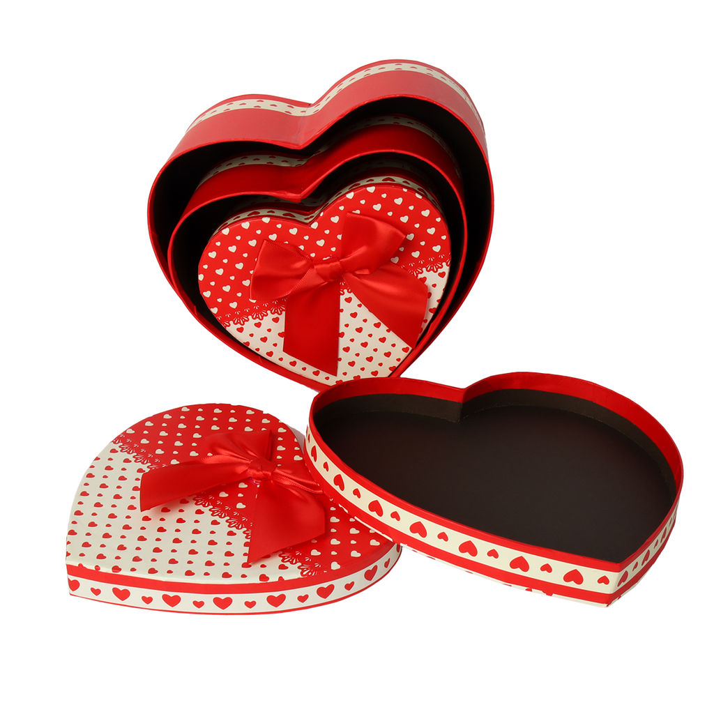Коробка подарочная Сердце набор 3 штуки / 2218-97 /уп 36/ - Галеонтрейд фото 6