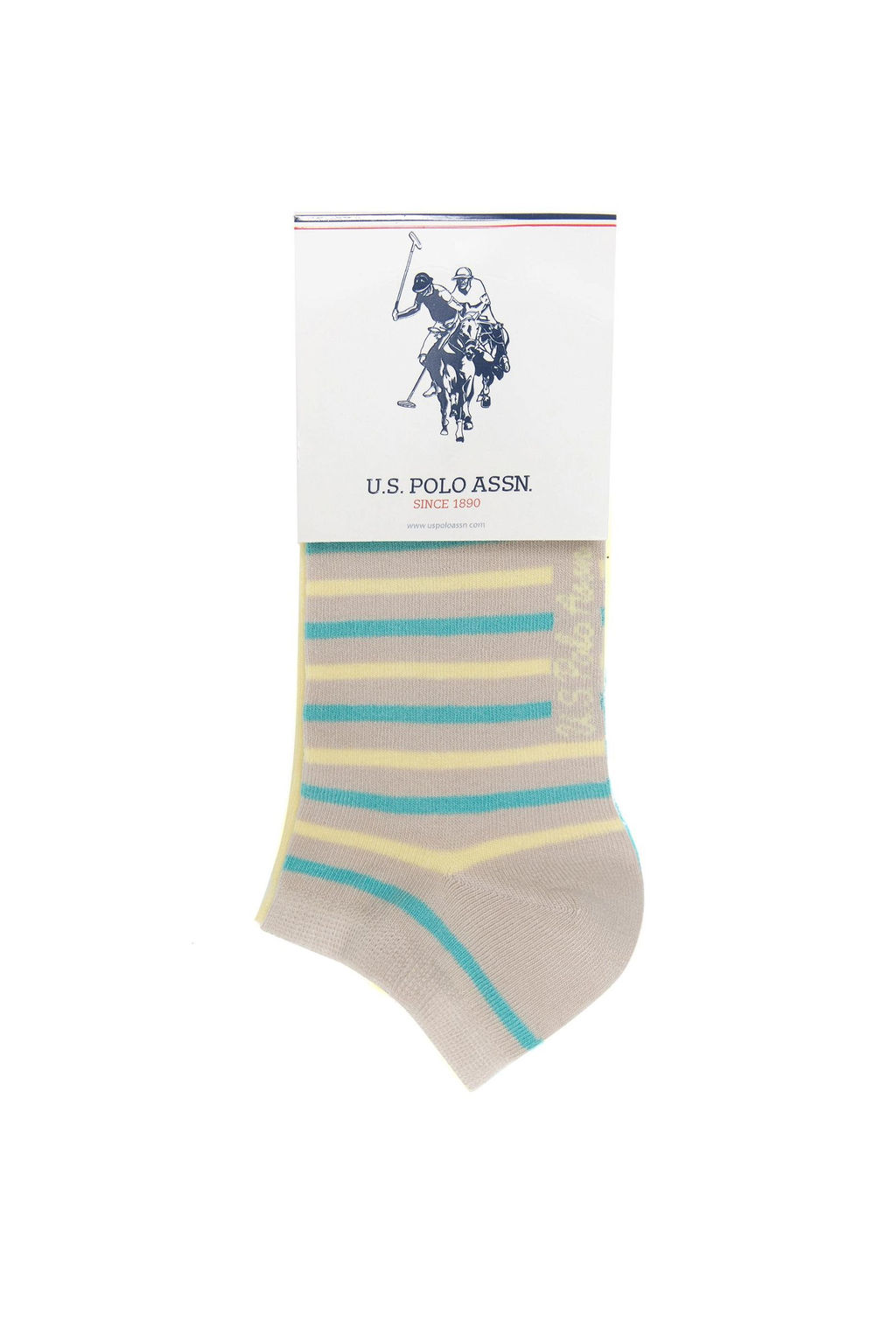 Женские носки-пинетки из трех частей Неожиданная скидка в корзине - U.s. polo assn фото 4