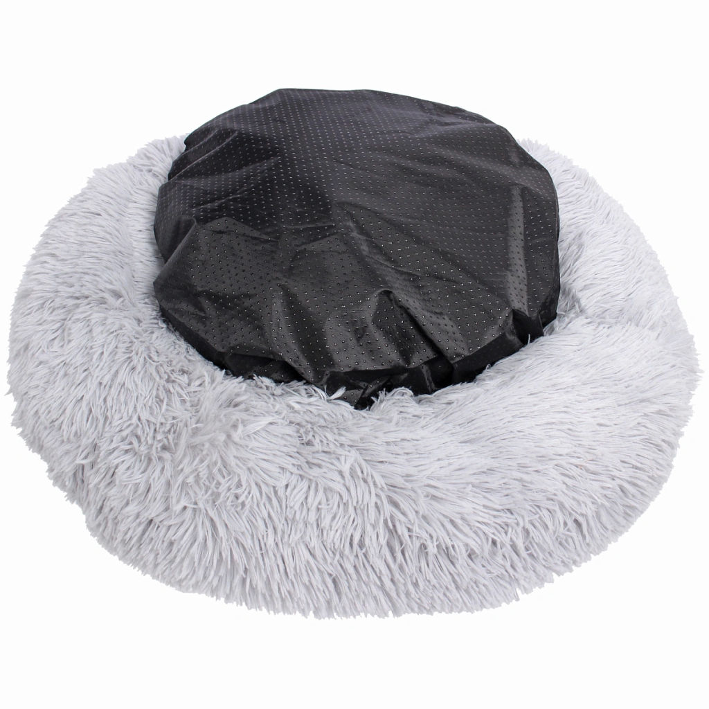 Лежанка для животных круглая "Место БРО", цвет серый, d-60см (Лейбл)