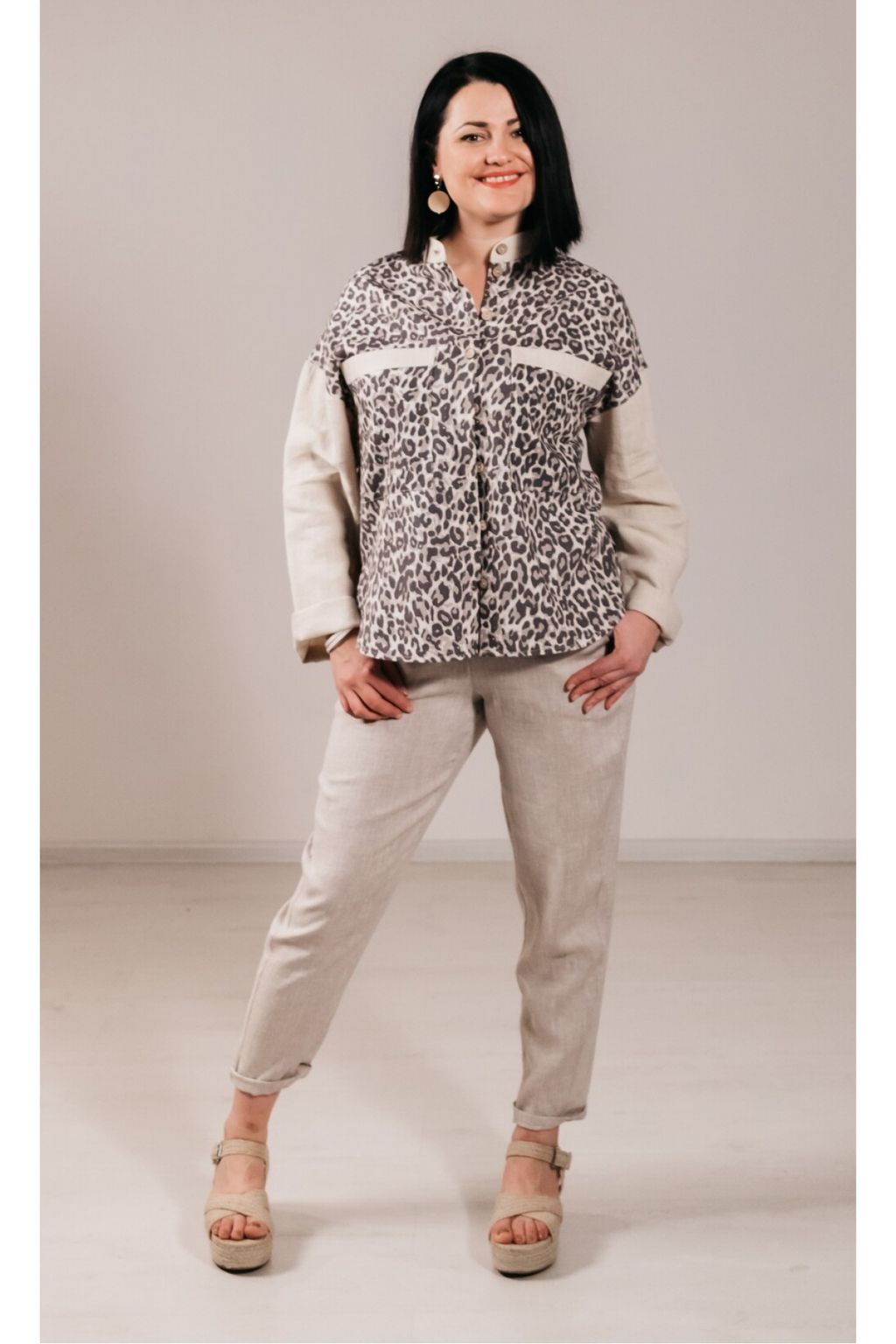 Рубашка льняная - Новый лен фото 3