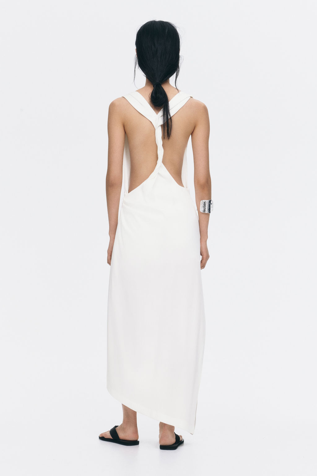 Vestido de sarga con detalle girado - H&m фото 6