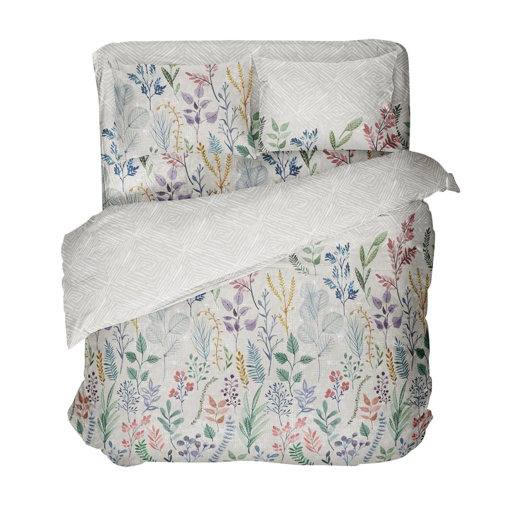 Комплект постельного белья Бязь гербарий КПБ-НБ-06 Семейный-1