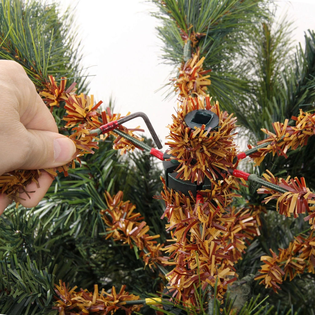 Елка "Императорская" 150 см, леска+ПВХ (458 веток)