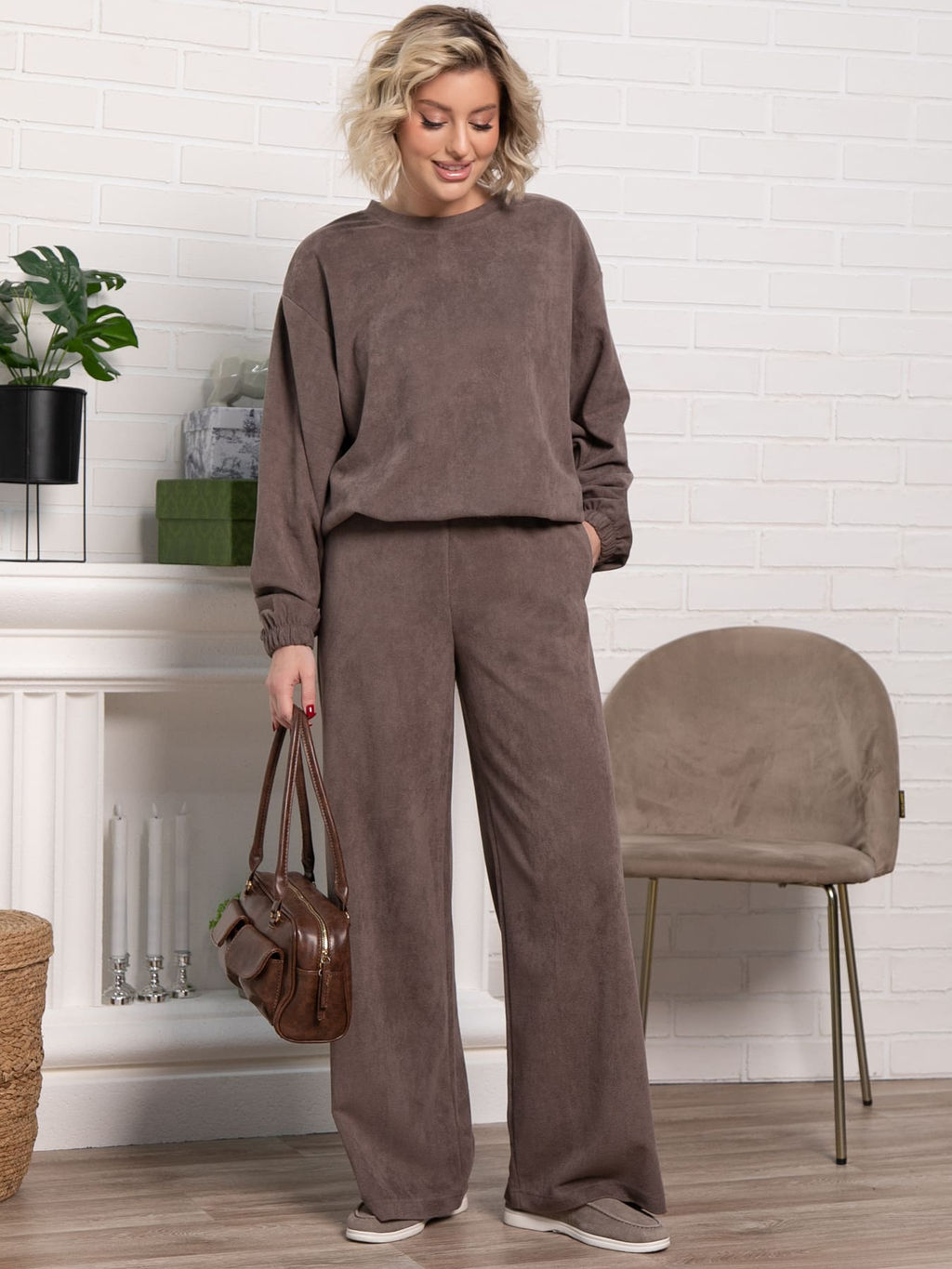 Костюм Манхэттен (коричневый) К15227-21М - Lt collection фото 6