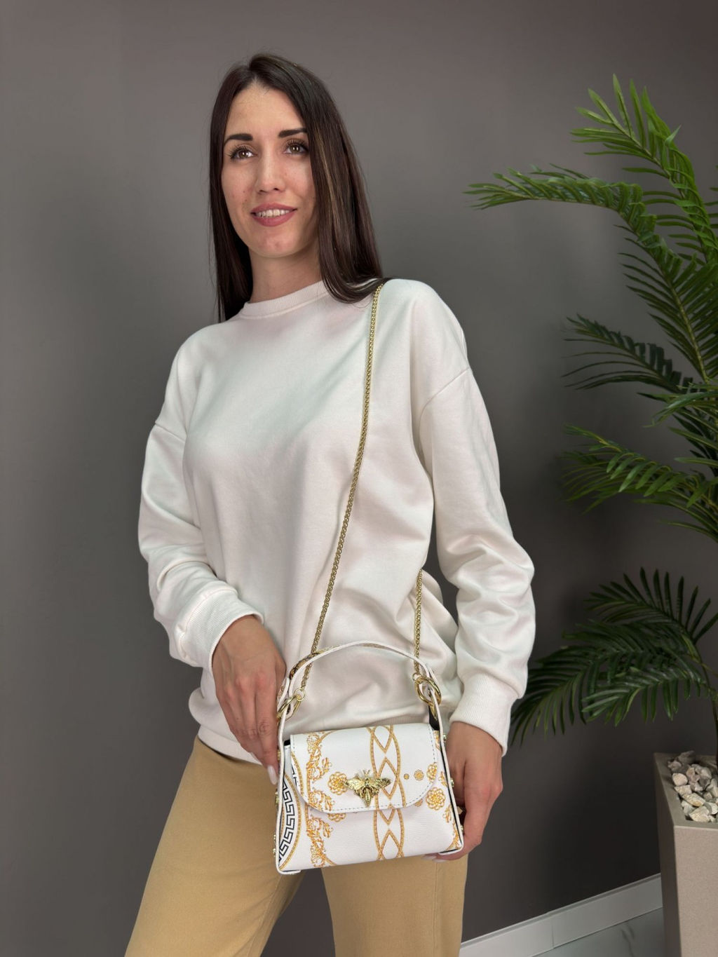 Сумка женская из телячьей кожи